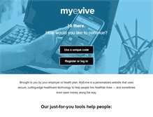 Tablet Screenshot of myevive.com